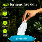 goodwipes Flushable Butt Wipes - Sewer & Septic Safe


