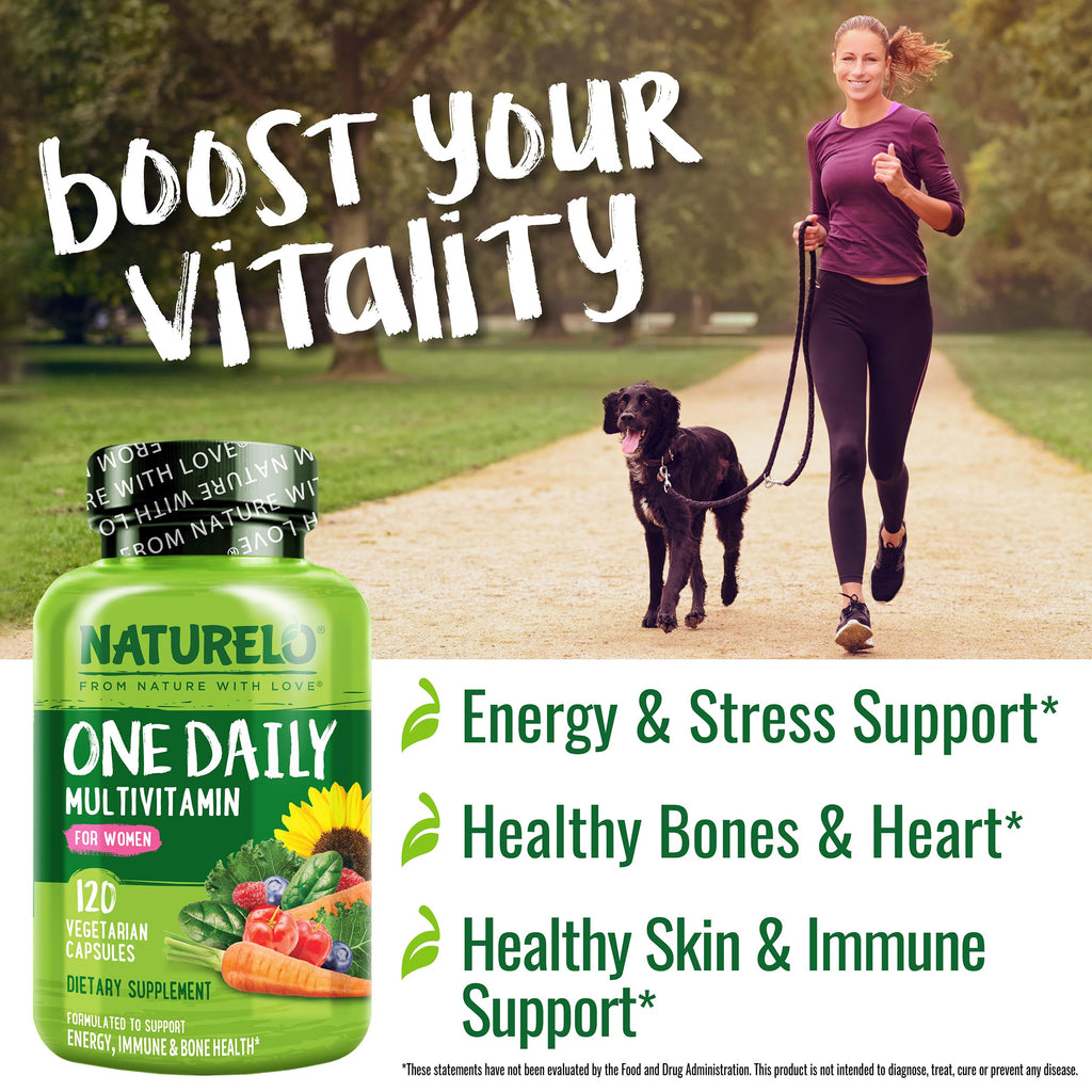 Naturelo Multivitamin for Women – One Daily, Vegan Non-GMO

