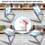 MAGNIPROS 5X LED Page Magnifier Foldable Stand | Read Easily

