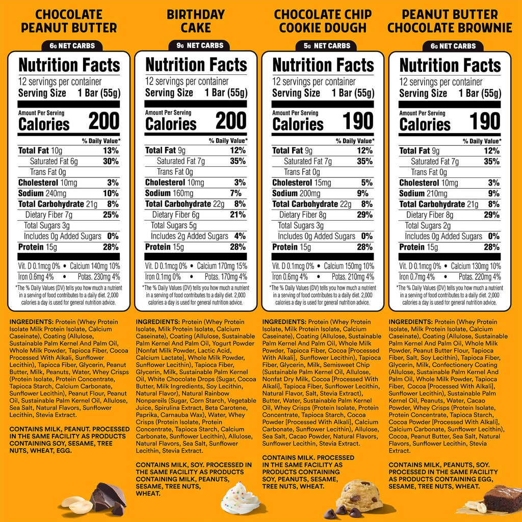 JUNKLESS Protein Bars Assortment – Gluten Free

