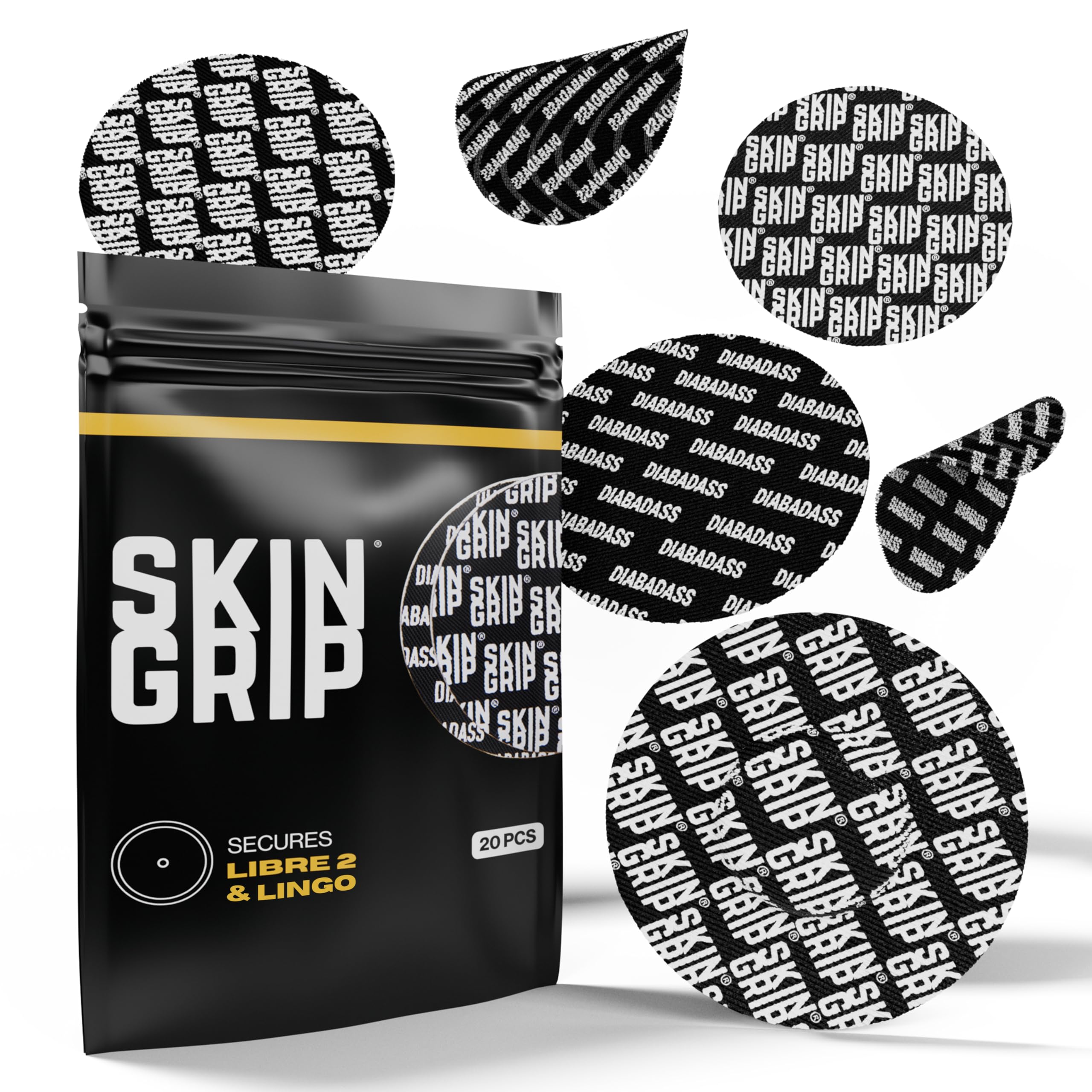 Skin Grip CGM Patch for Sensor Covers