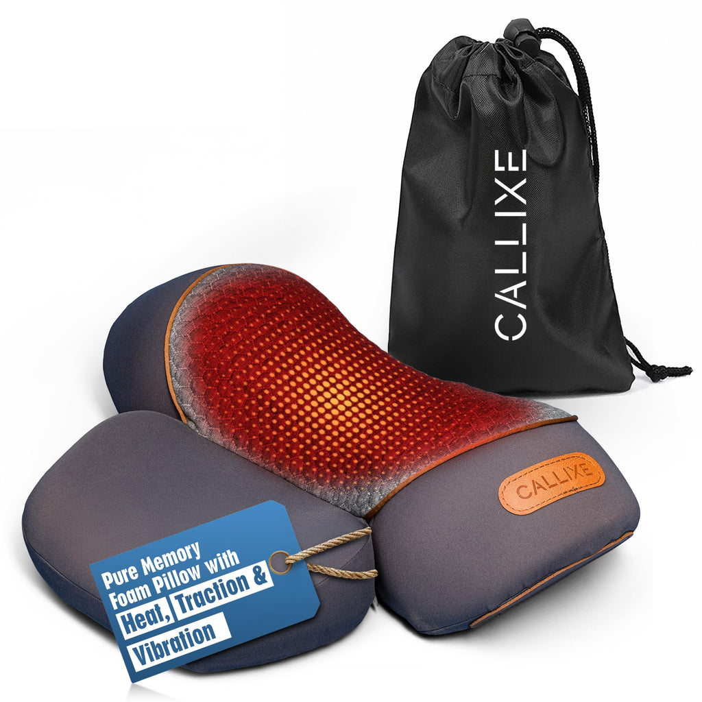 CALLIXE TheraPillow Neck Massager with Heat & Vibration

