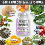 Clean Nutraceuticals Collagen Pills for Hair Skin Nails

