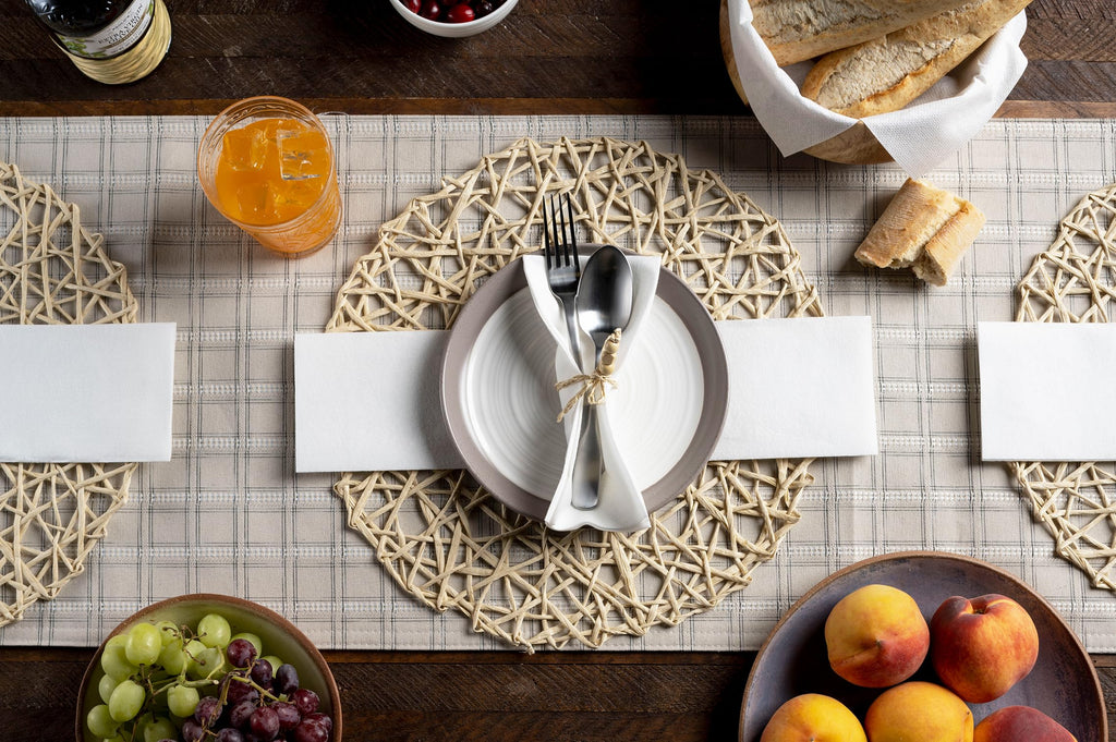 Linen-Feel Disposable Guest Towels by BloominGoods


