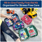KEEP GOING Travel First Aid Kit – 130 Pc | TSA-Approved

