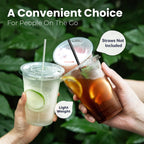 Clear Cups by Fit Meal Prep with Lids – BPA Free PET

