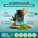 NutraHarmony GABA L-Theanine Calm Mood Support | Lab Tested

