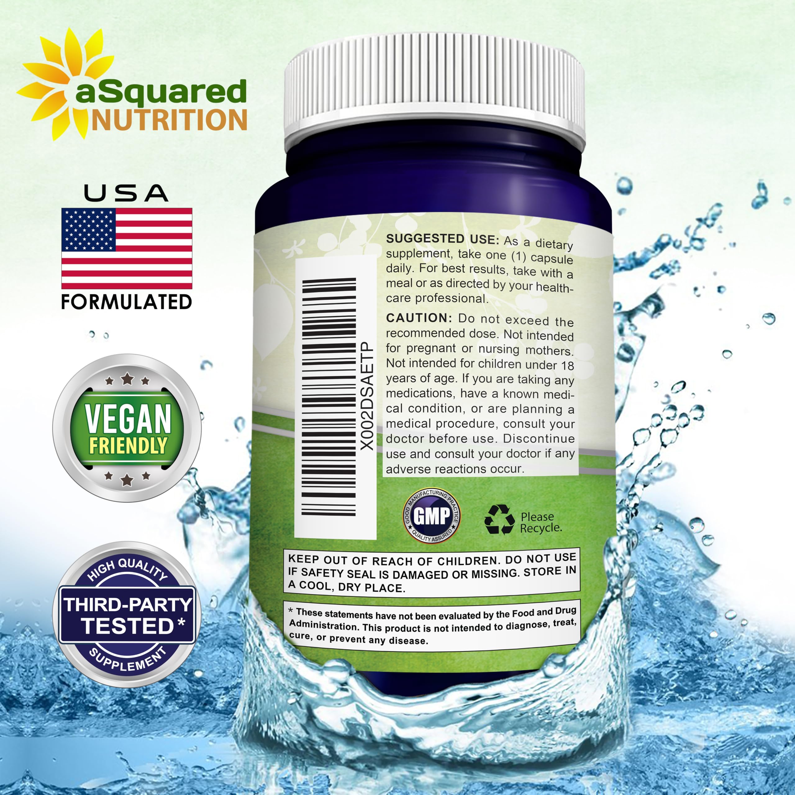 aSquared Nutrition Nicotinamide with Resveratrol Capsules

