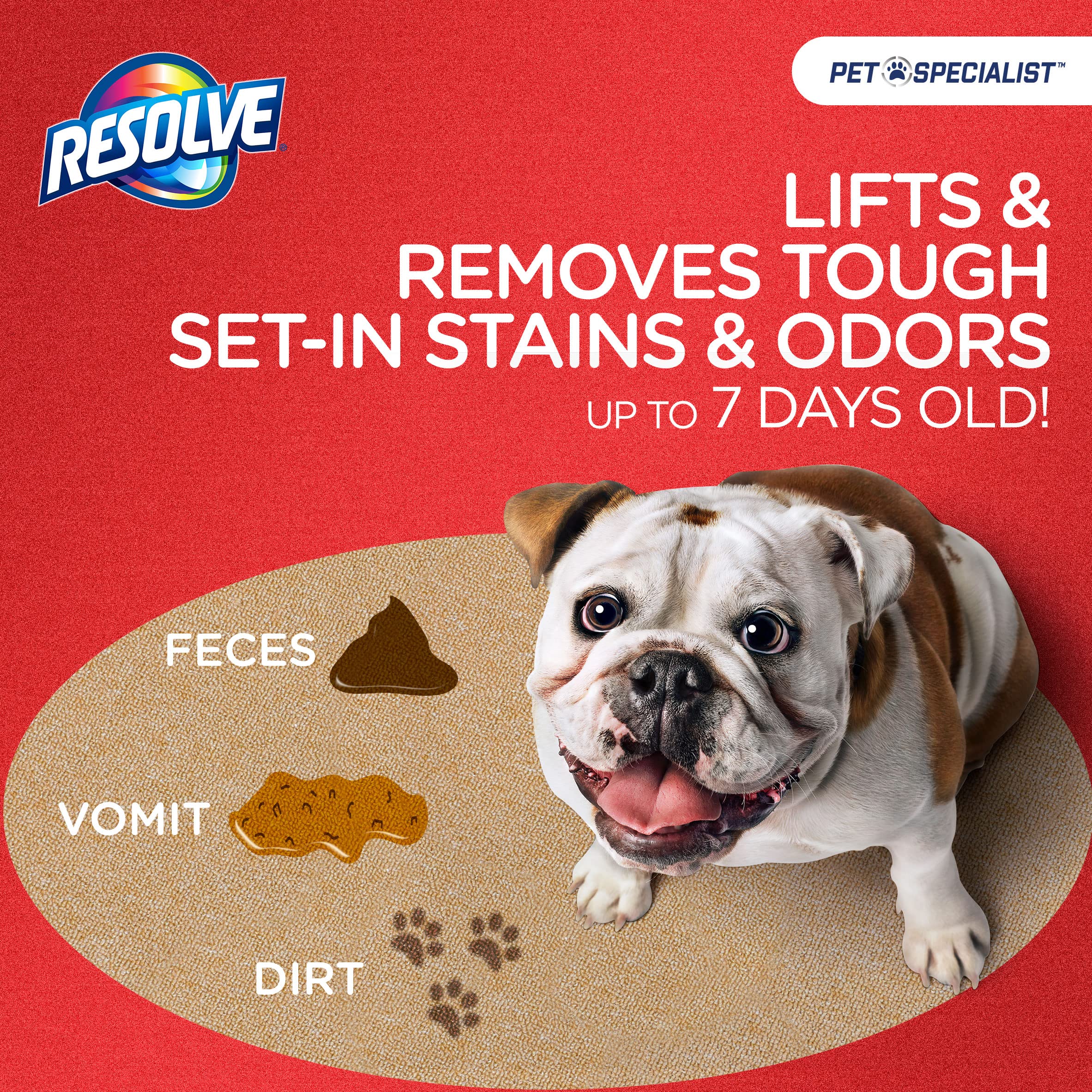 Resolve Pet Specialist Foam Carpet Cleaner Heavy Traffic

