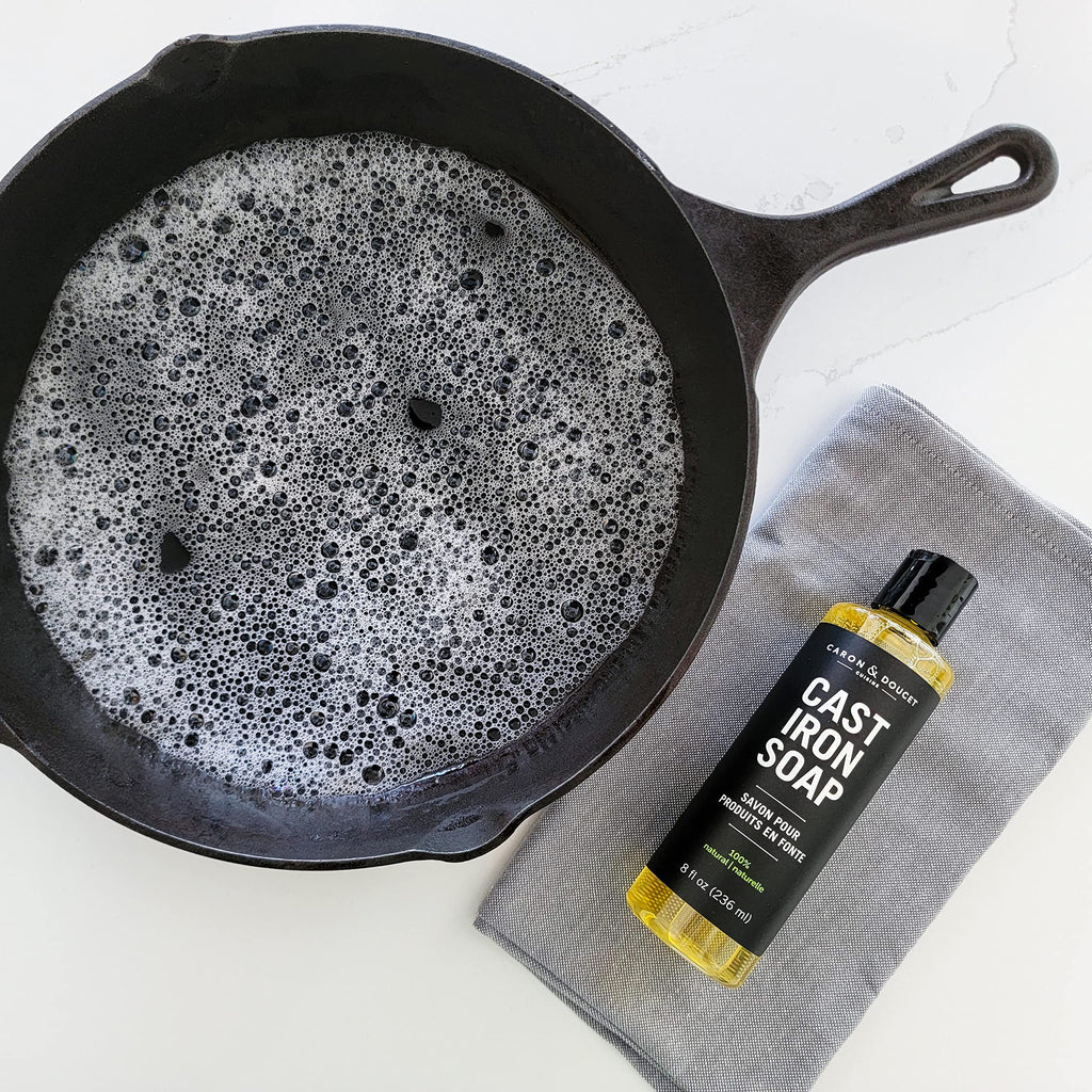 Caron & Doucet Cast Iron Cleaning & Conditioning Set

