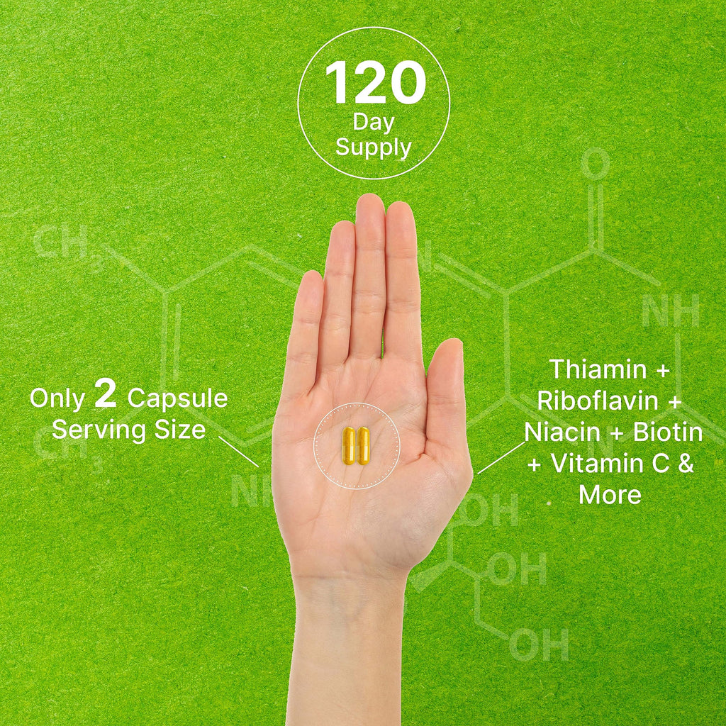 Bioactive Vitamin B Complex | Methylated B Vitamins + Vitamin C


