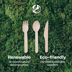Compostable Cutlery Set - Disposable Utensils

