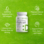 Omega-3 Fish Oil Softgels by Deal Supplement

