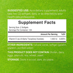 Deal Supplement Vitamin E Dietary Supplement

