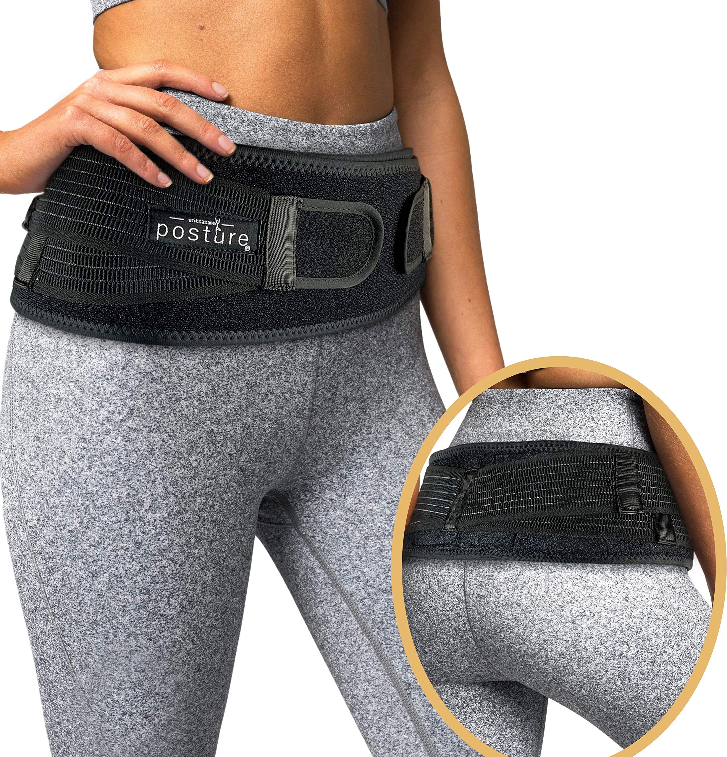 Vriksasana SI Joint Belt for Sacroiliac Support

