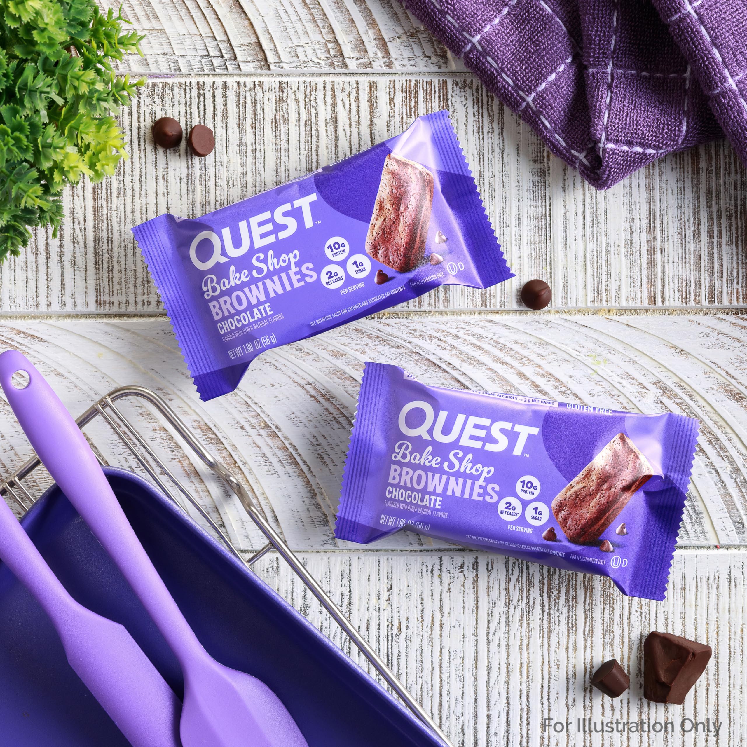 Quest Bake Shop Chocolate Brownies | Delicious Snack

