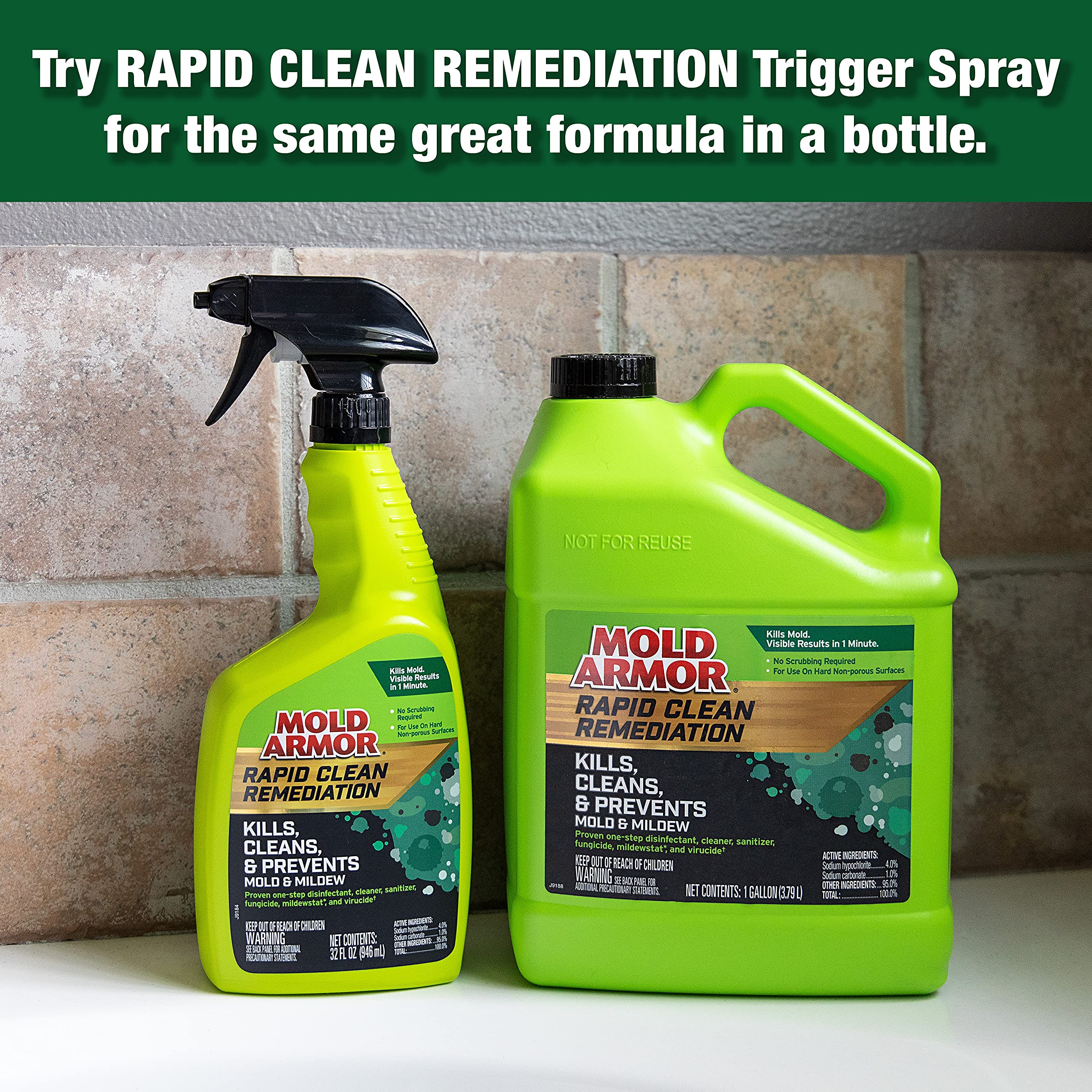 MOLD ARMOR Rapid Clean Remediation Disinfectant & Sanitizer

